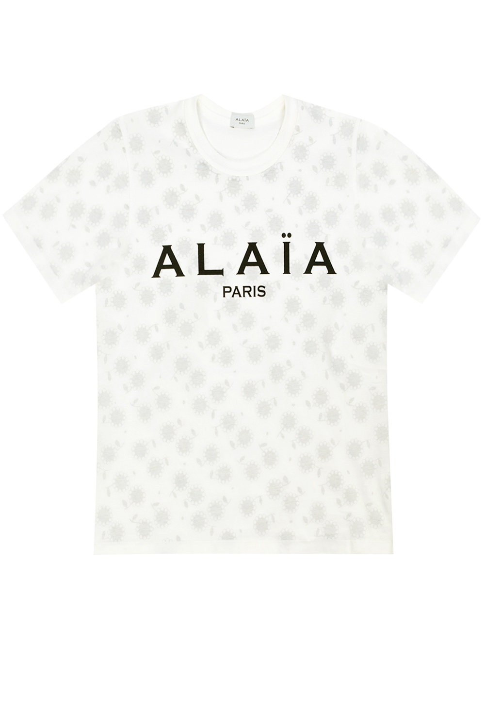 T - shirt with logo Alaïa - SchaferandweinerShops Japan - clothing caps  robes men